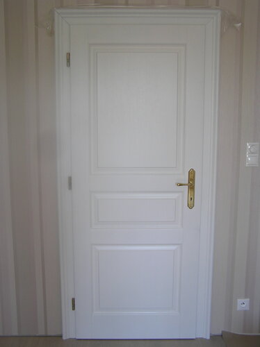 interiérové dvere z masívu - dub biely lak