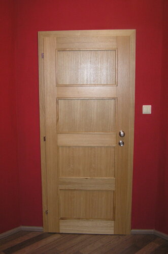 interiérové dvere s obložkovou zárubňou dýha dub